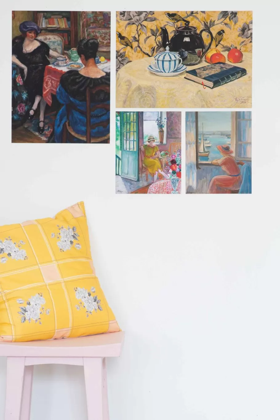 Women Lazybones Art Print Set - The Afternoon