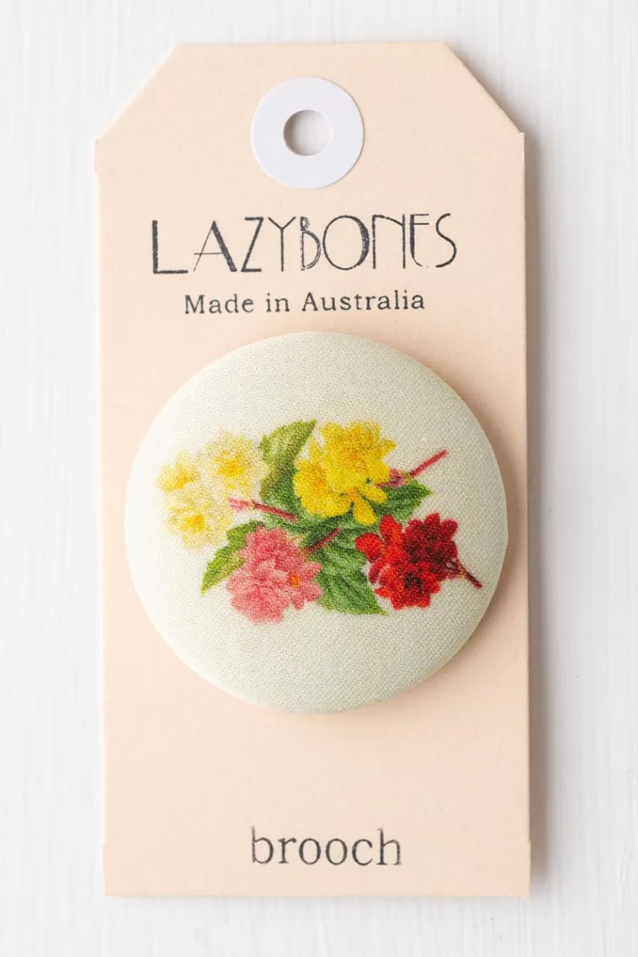 Women Lazybones Bouquet Brooch