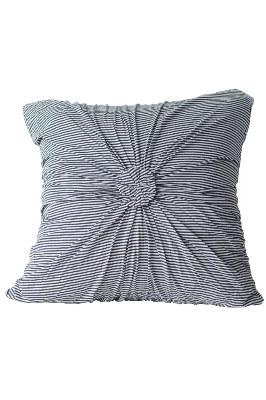 Women Lazybones Euro Rosette In Charcoal Stripe *Organic Cotton