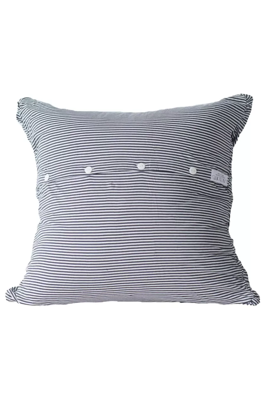 Women Lazybones Euro Rosette In Charcoal Stripe *Organic Cotton