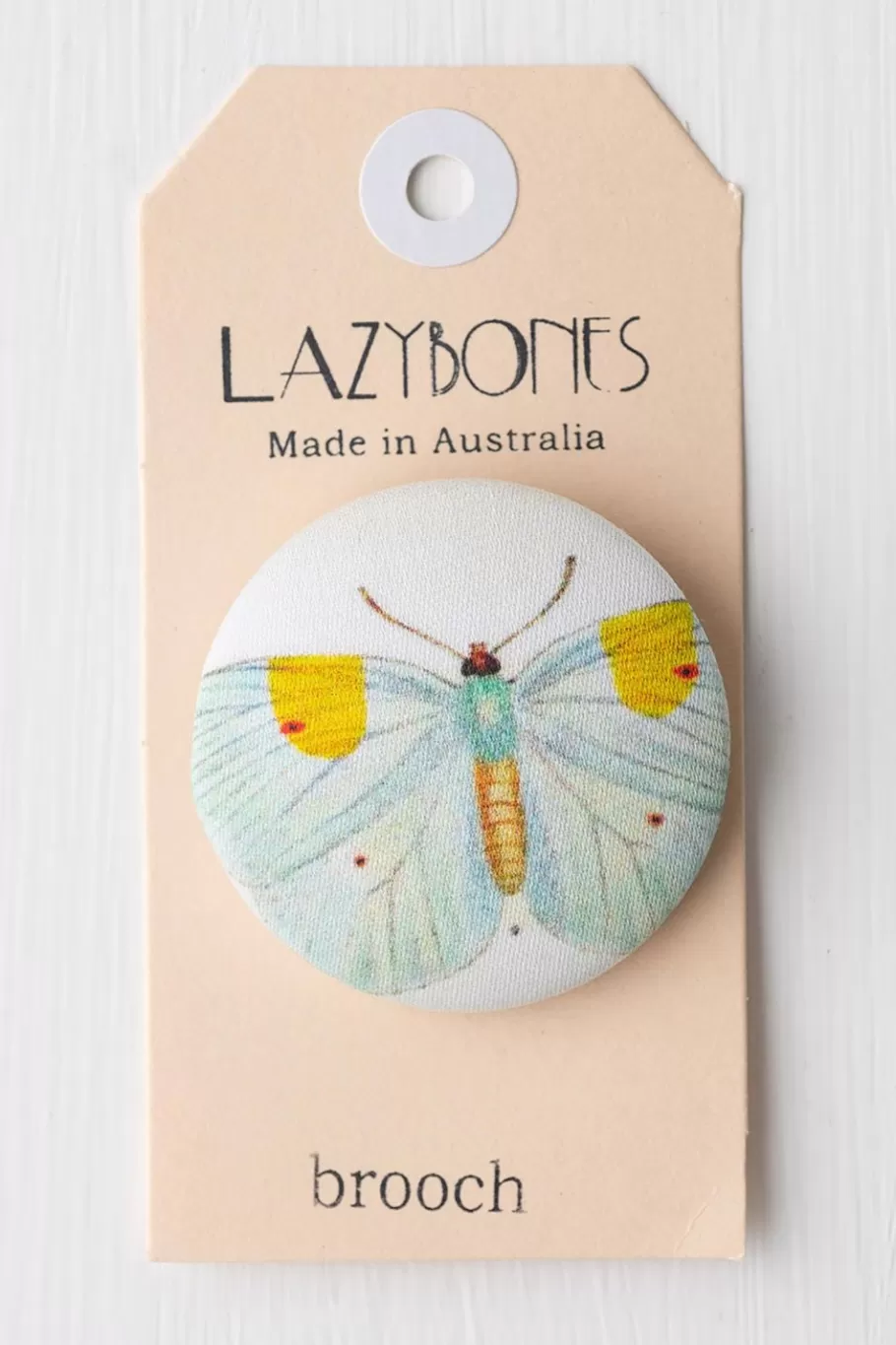 Women Lazybones Flutter Brooch