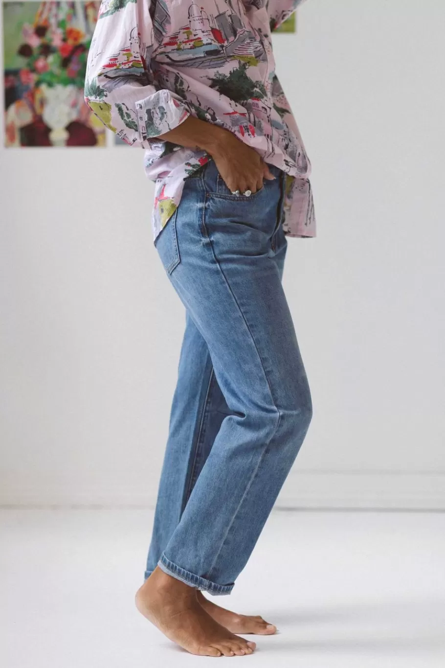 Women Lazybones Nikki Jeans Vintage Wash *Organic Cotton