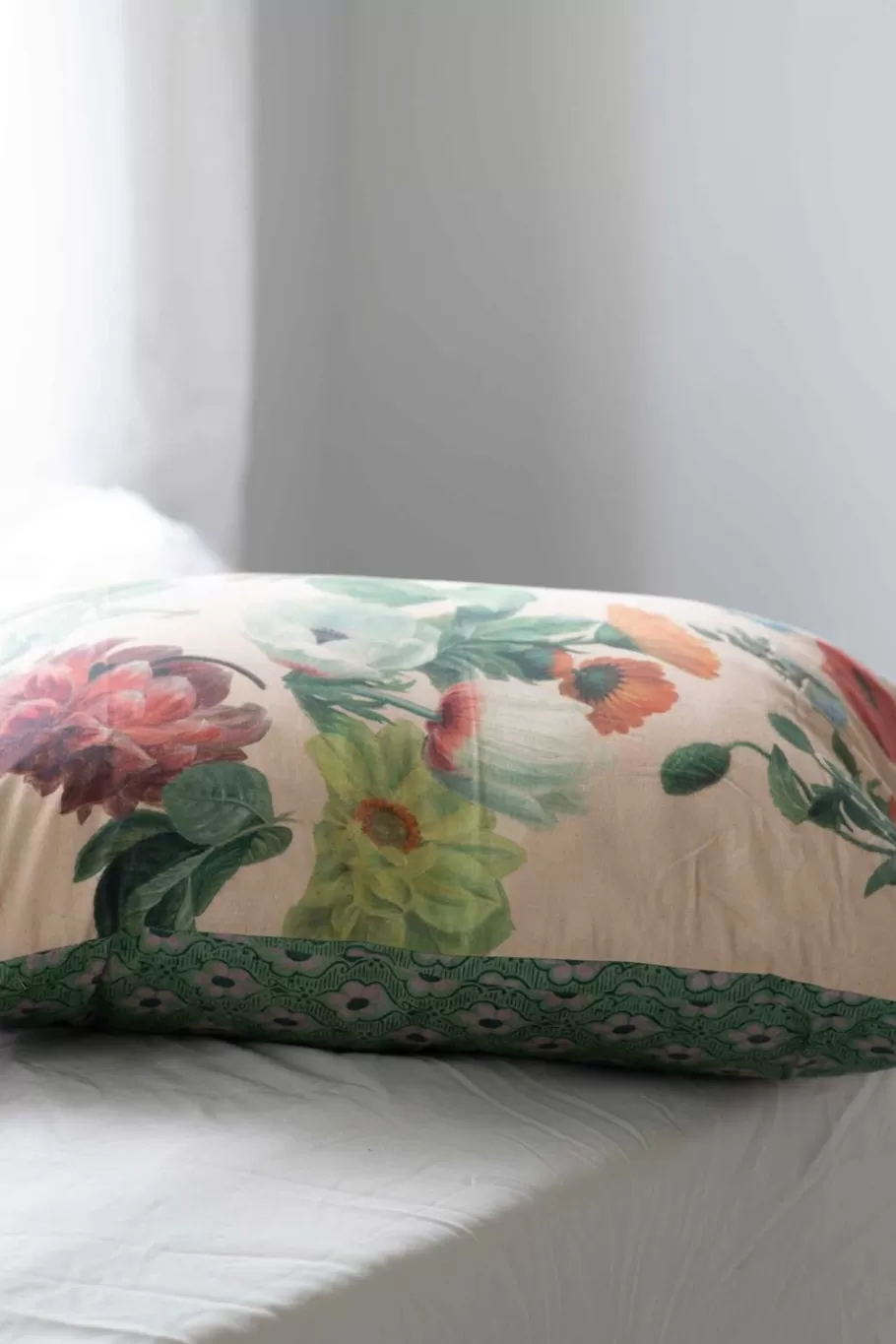 Women Lazybones Summer Flowers Pillowcase Set *Organic Cotton