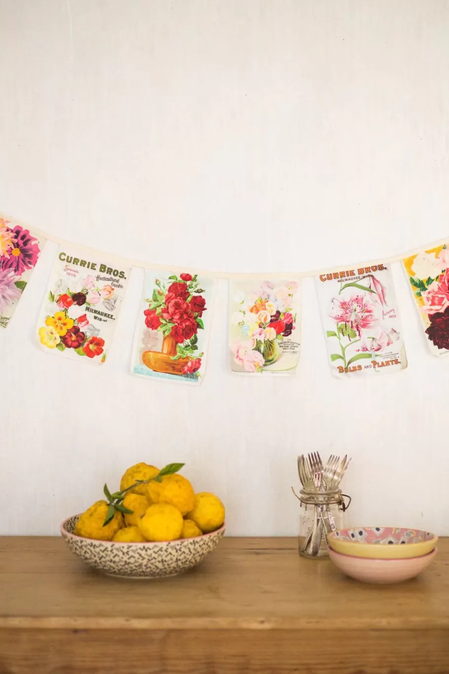 Women Lazybones Vintage Flower Garland *Organic Cotton