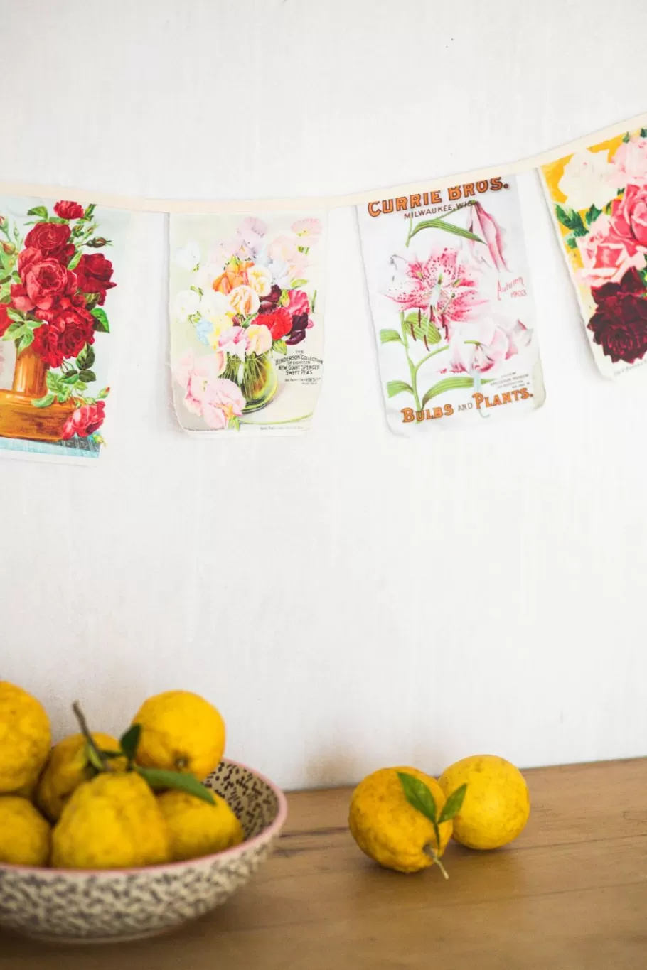 Women Lazybones Vintage Flower Garland *Organic Cotton